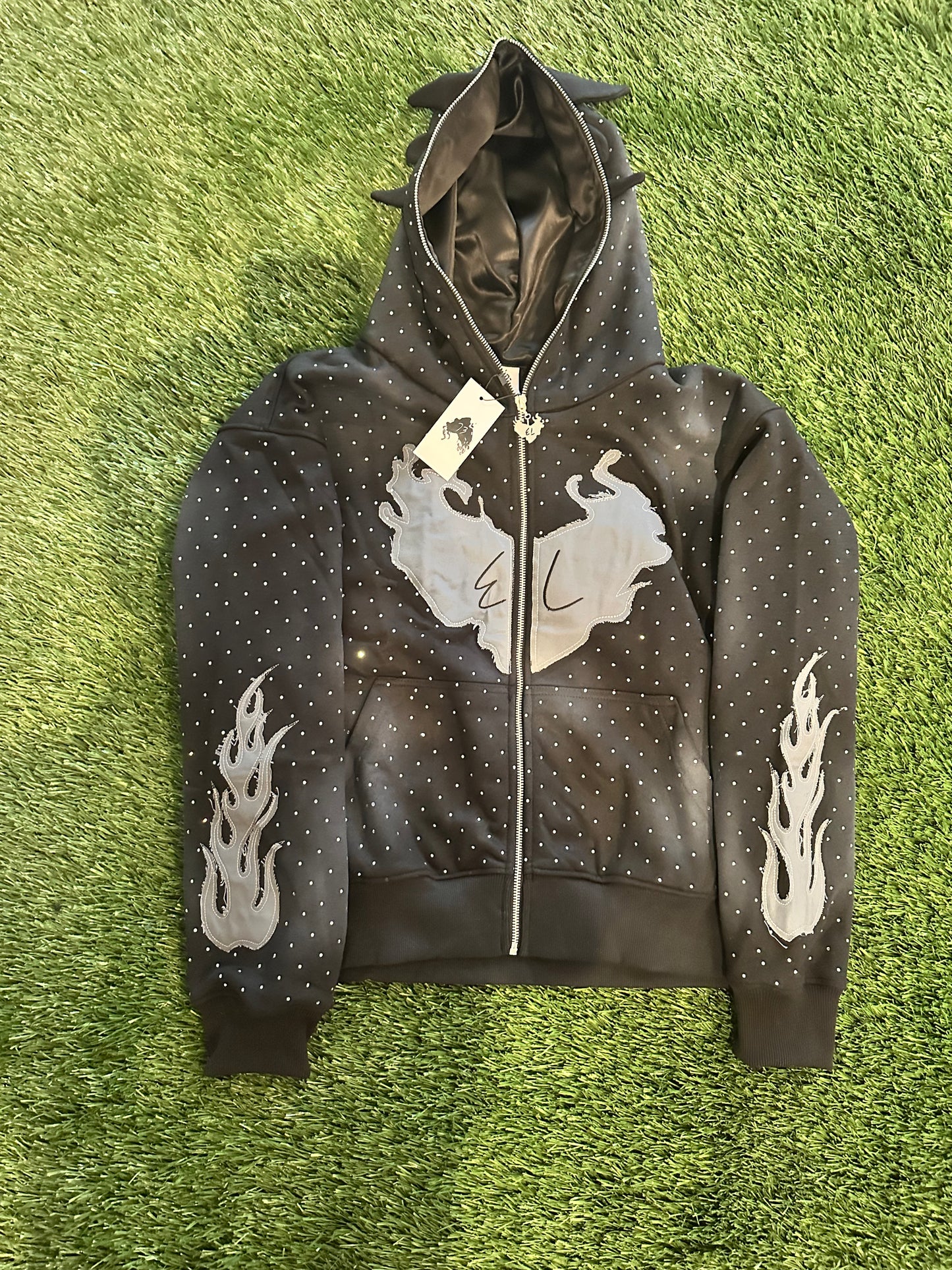 BLACK & GREY FULLZIP