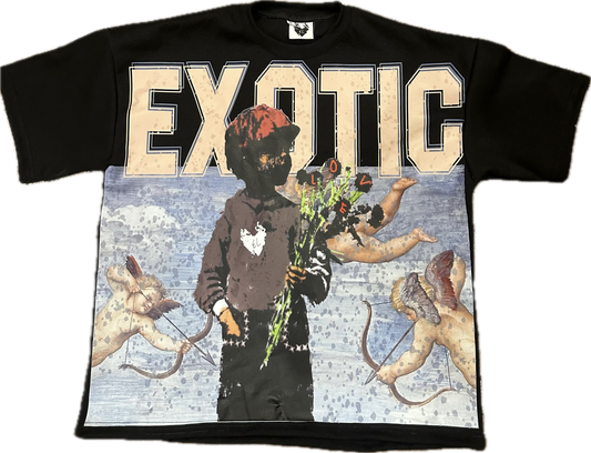 BLACK AMFOL BOXY TEE