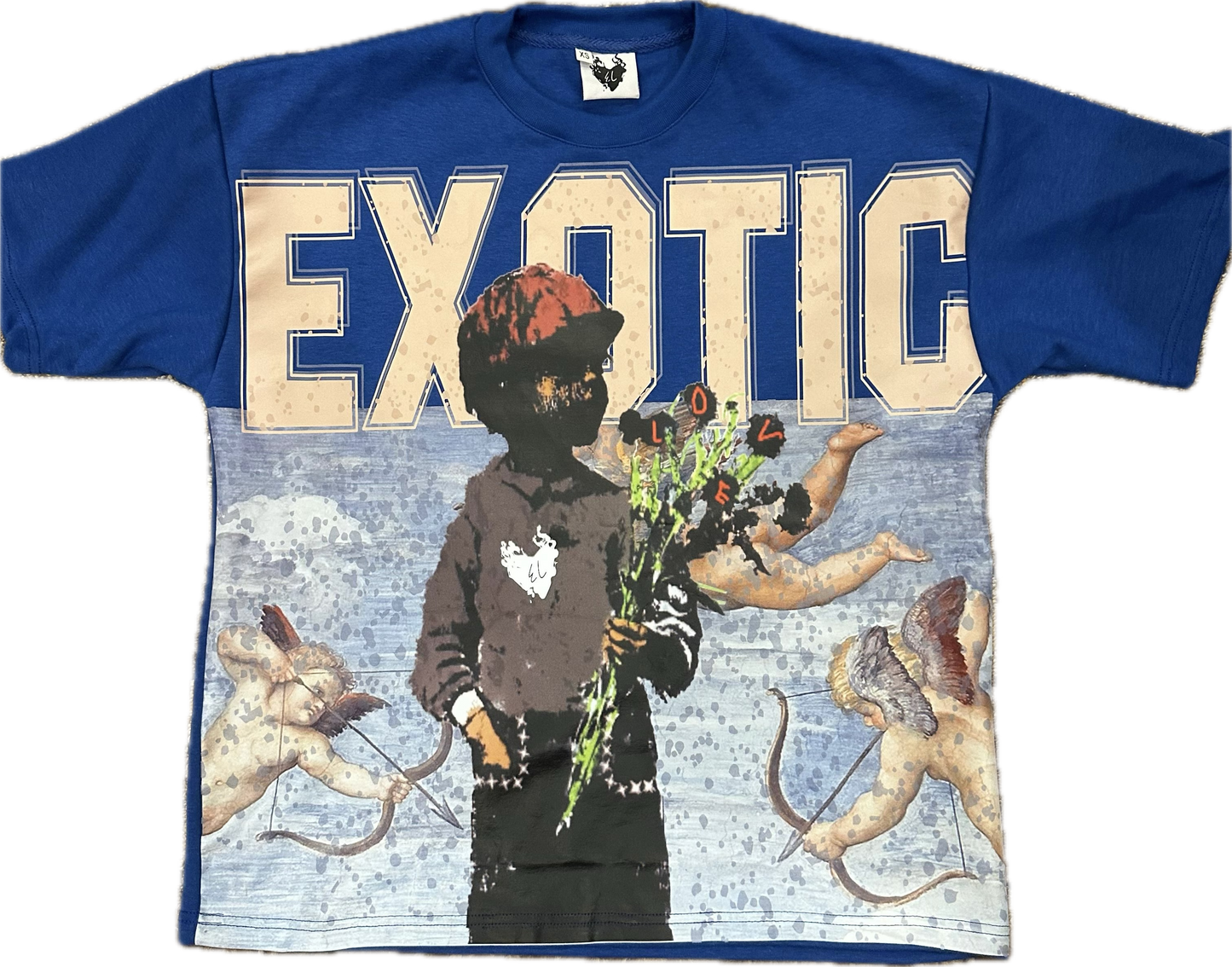 ROYAL BLUE AMFOL BOXY TEE