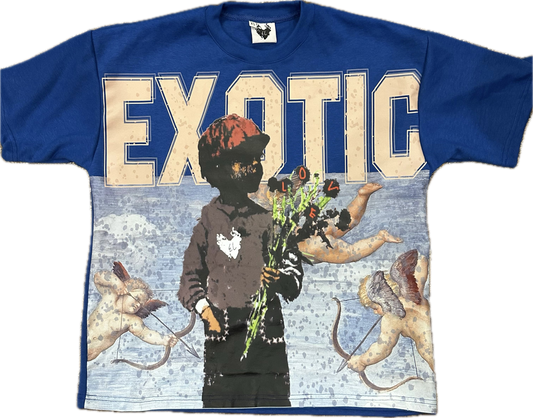 ROYAL BLUE AMFOL BOXY TEE