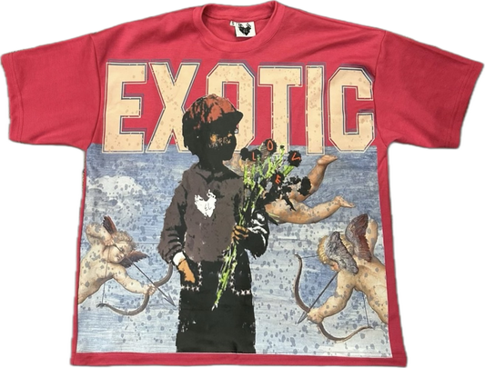 HOT PINK AMFOL BOXY TEE